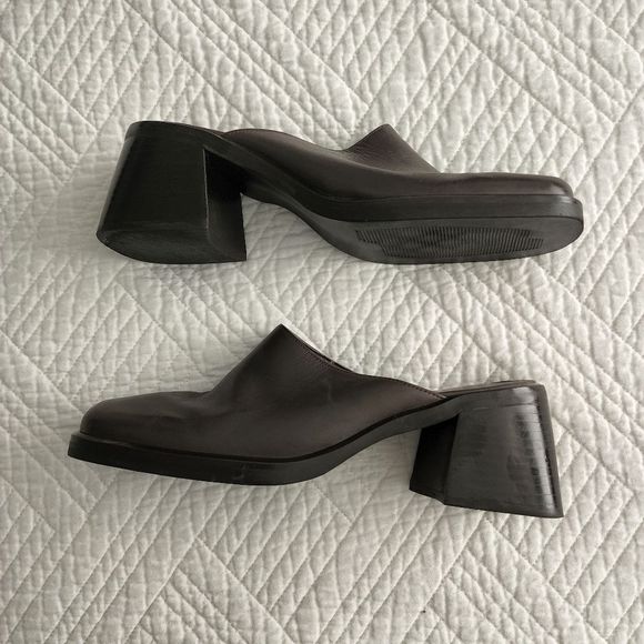 Bandolino 90s y2k leather vintage mules - Picture 4 of 10